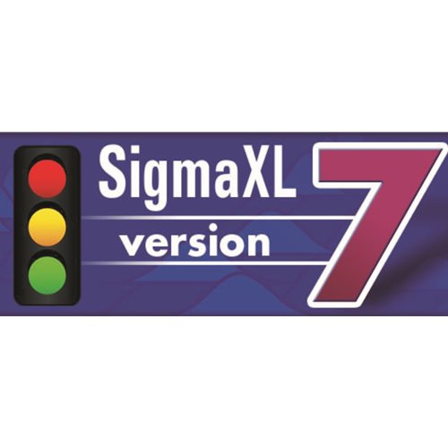 SigmaXL v7 Commercial 1 User License (PC and Mac)